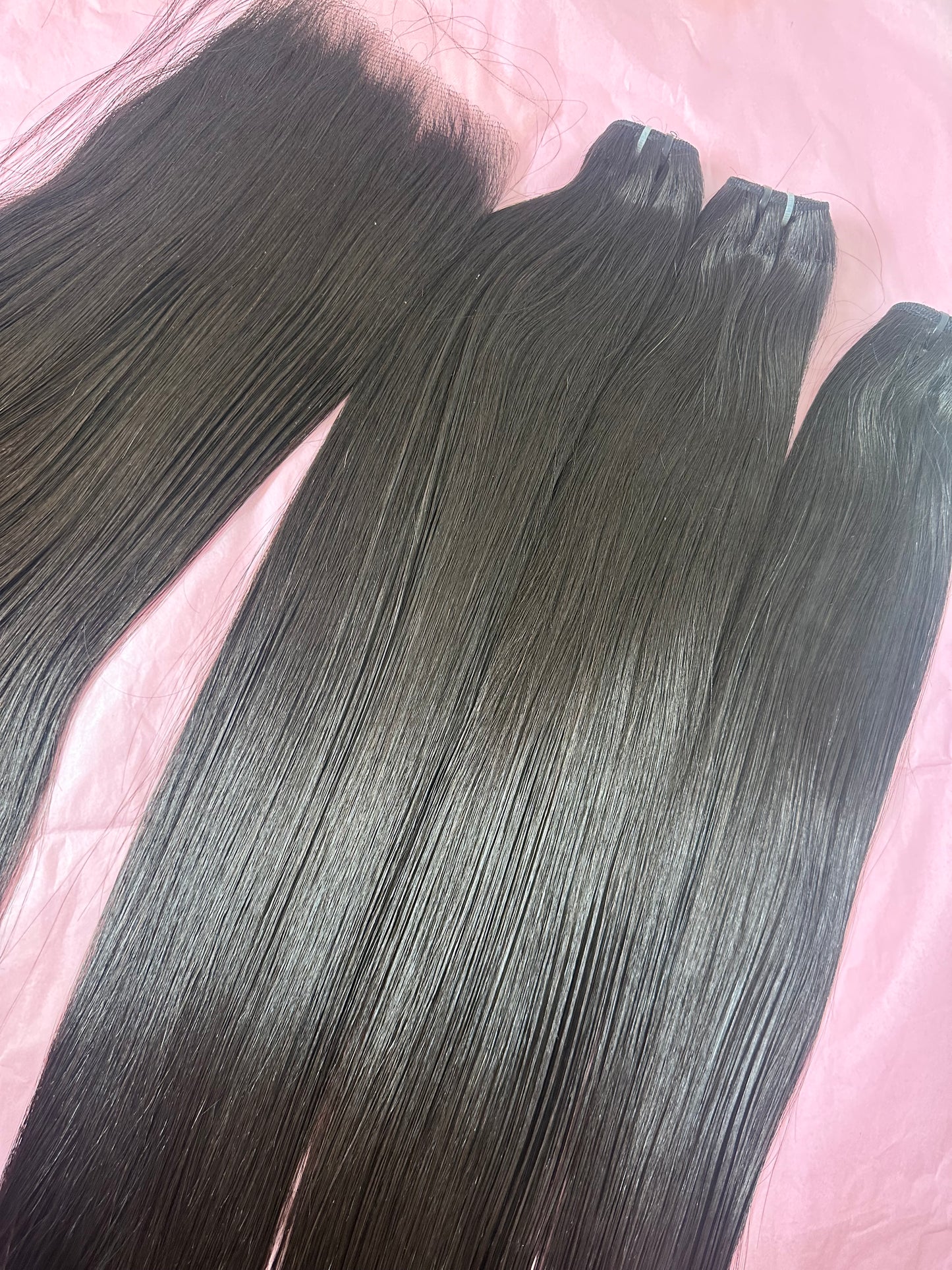 3 bundles of RAW Vietnamese with 6x6HD Closure £300 Luxe Sleek N' Straight - Raw Vietnamese November offer deal