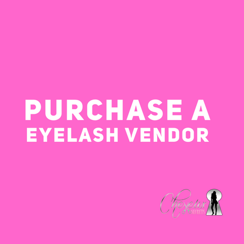 Eyelash vendor.
